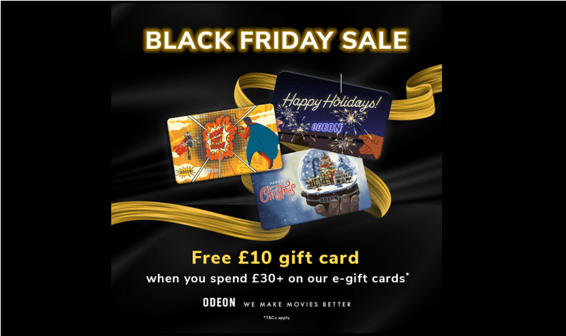 Black Friday Gift Card Offer at ODEON 16 image015